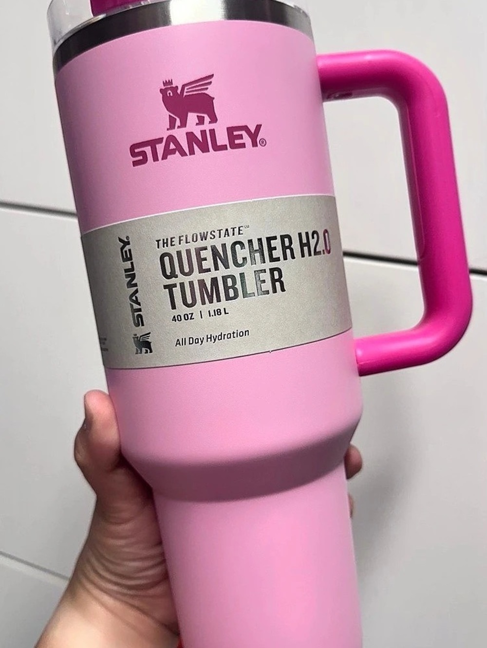 Stanley Quencher H2.0 FlowState Tumbler Pink Tumbler New